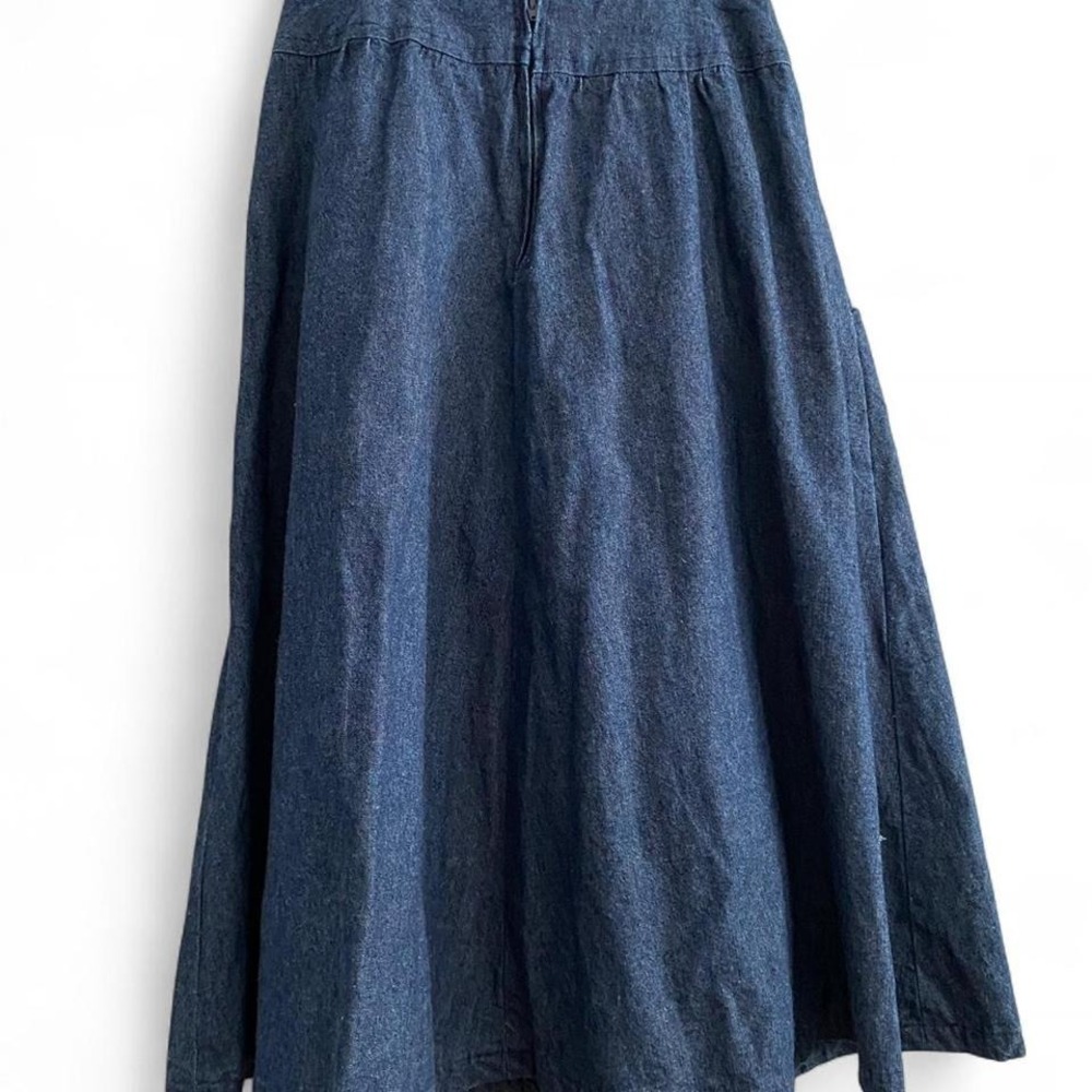 Handmade vintage denim A line skirt - Picture 4 of 7